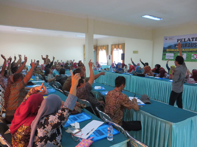 Proses pembentukan Paguyuban Tani Lestari